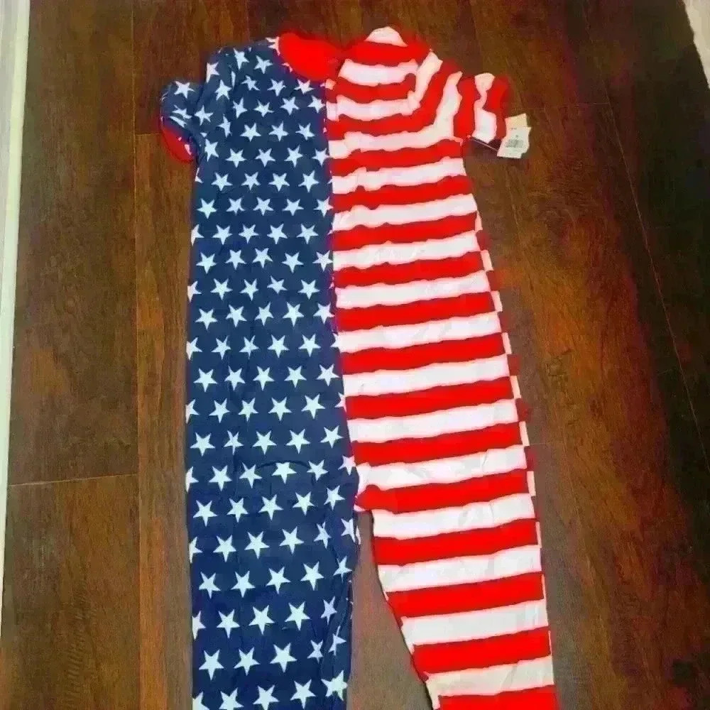 NWT Men's Onesie Patriotic Pajamas